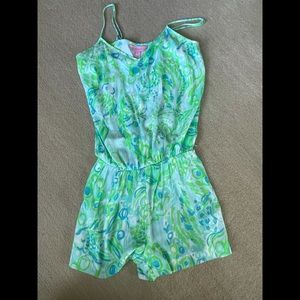 Lilly Pulitzer romper kids xxs, excellent condition